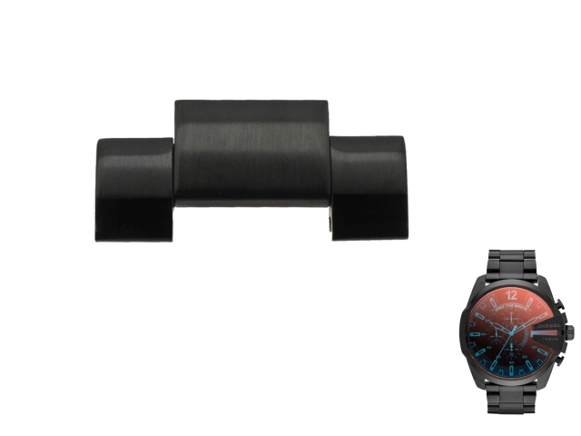 Oryginalne ogniwo bransolety Diesel  DZ4318  czarne